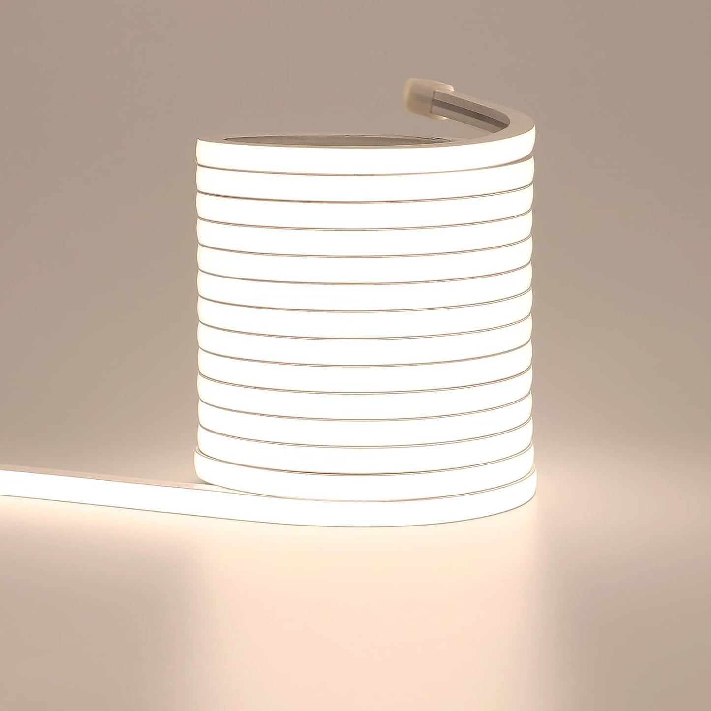 LED Streifen 5M 4000K Wasserdicht 24V Flexibel Neon LED Strip Schmal 6×6mm