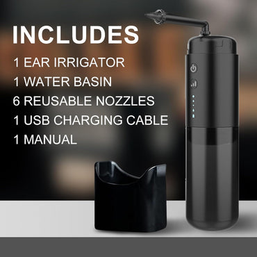 Sxhlseller Elektrischer Elektrischer Ohrenreiniger Ohrenschmalz Entferner mit 4 Reinigungsmodi & 2 Arten von Düsen