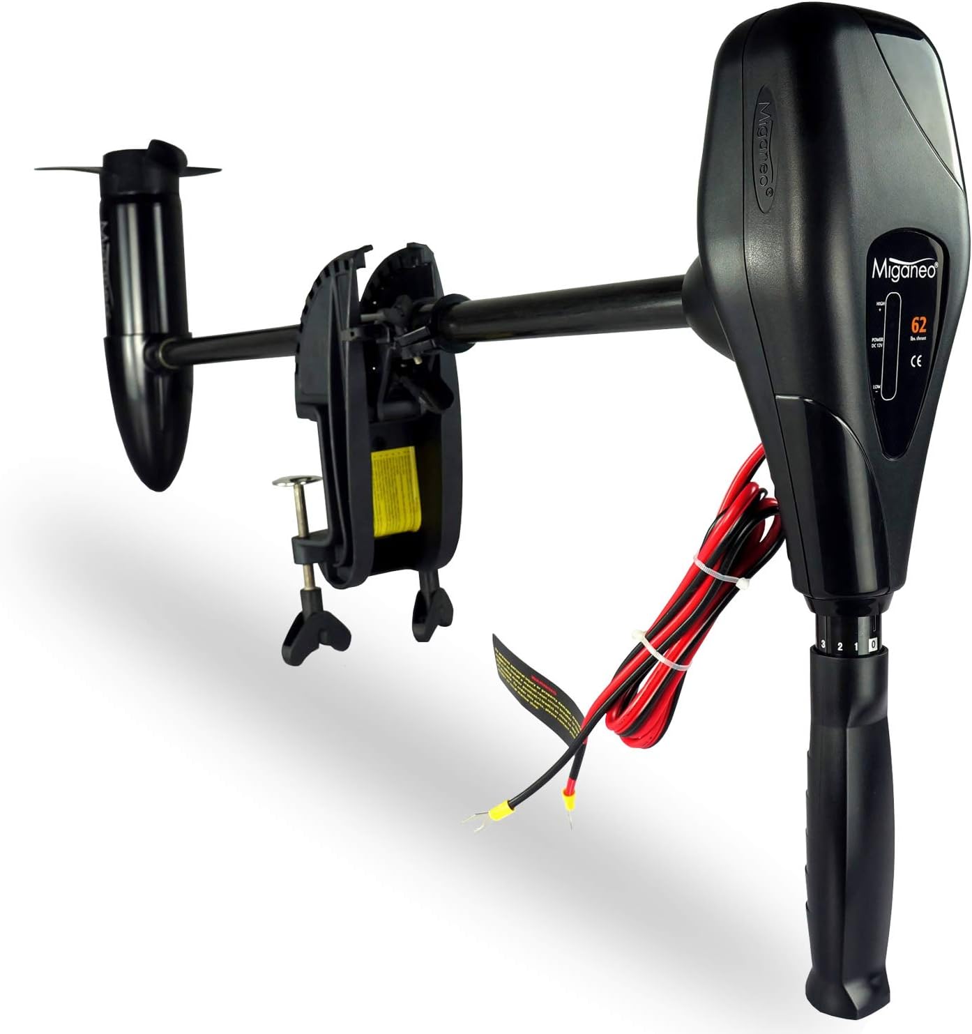 Terena Miganeo Aussenborder Moteur électrique 62 lbs -2006kg Schubkraft 696 Watt - LED -12 Volt 28,2kp salzwassertauglich