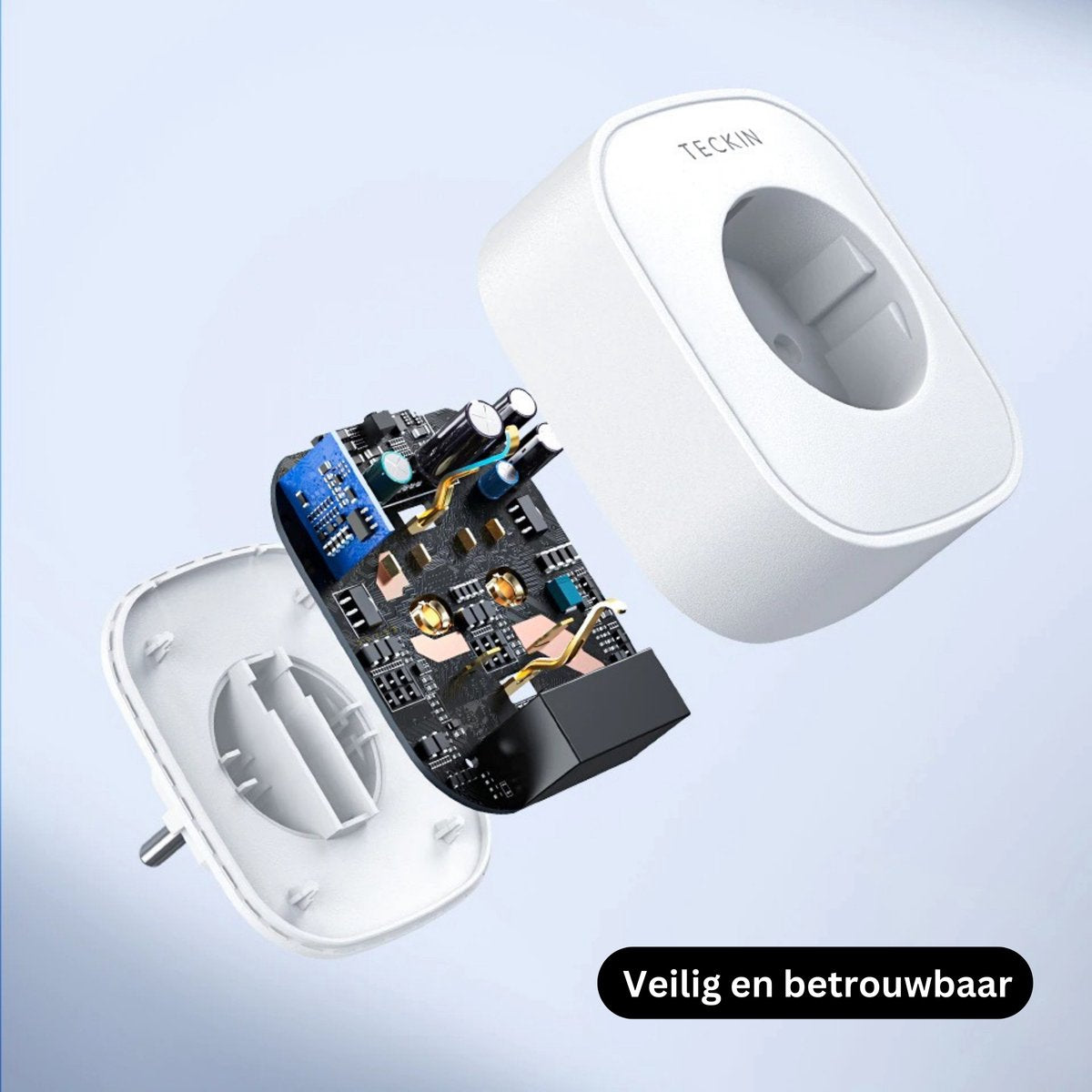 Teckin SP21 Smart Plug, Smart Plug, Mit Energiezähler & Timer, 4 Stück, Google Home & Amazon Alexa kompatibel