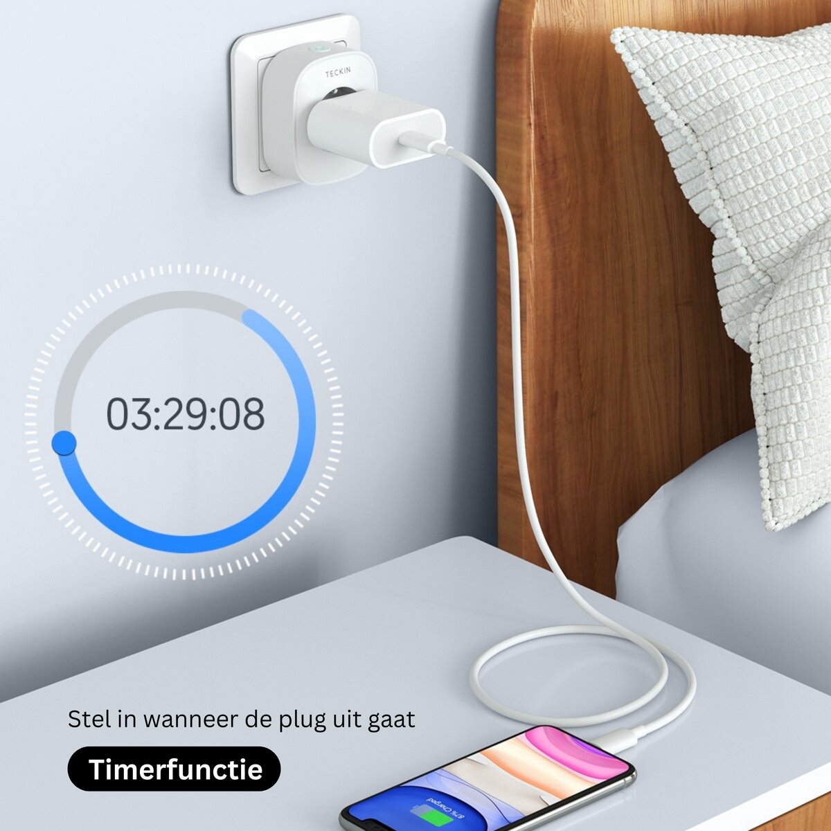 Teckin SP21 Smart Plug, Smart Plug, Mit Energiezähler & Timer, 4 Stück, Google Home & Amazon Alexa kompatibel