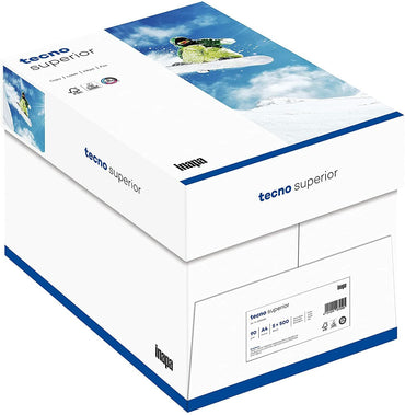 2 500 feuilles de papier copie Inapa Tecno Superior DIN A4, 90 g/m², 2 500 feuilles