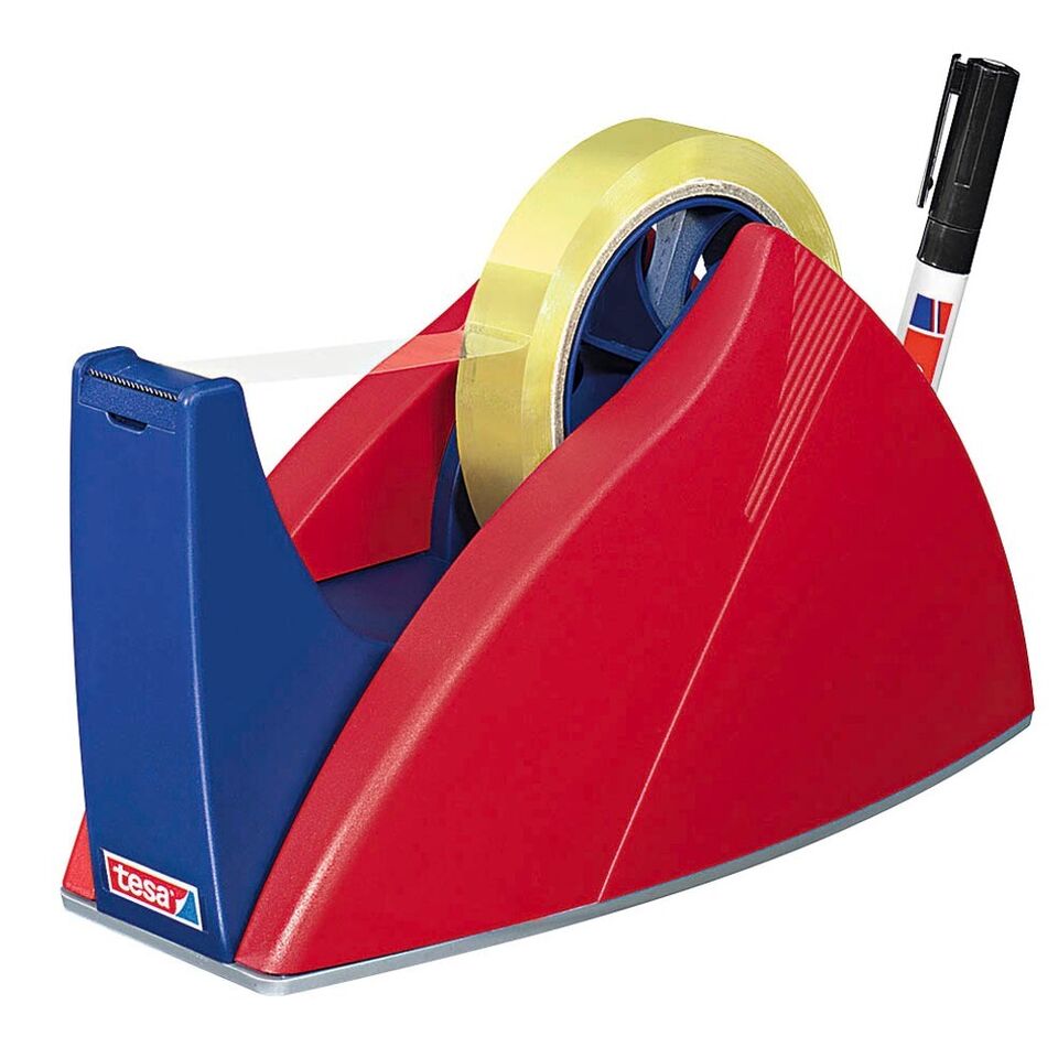 tesa Tischabroller Easy Cut Professional rot / blau