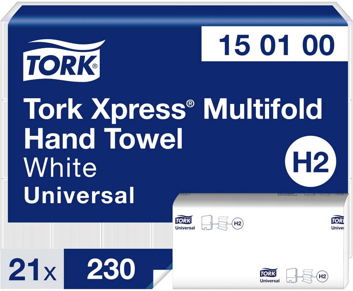 Tork Xpress Multifold-Handtücher H2 Universal Interfold-Falzung - 4.830 Tücher
