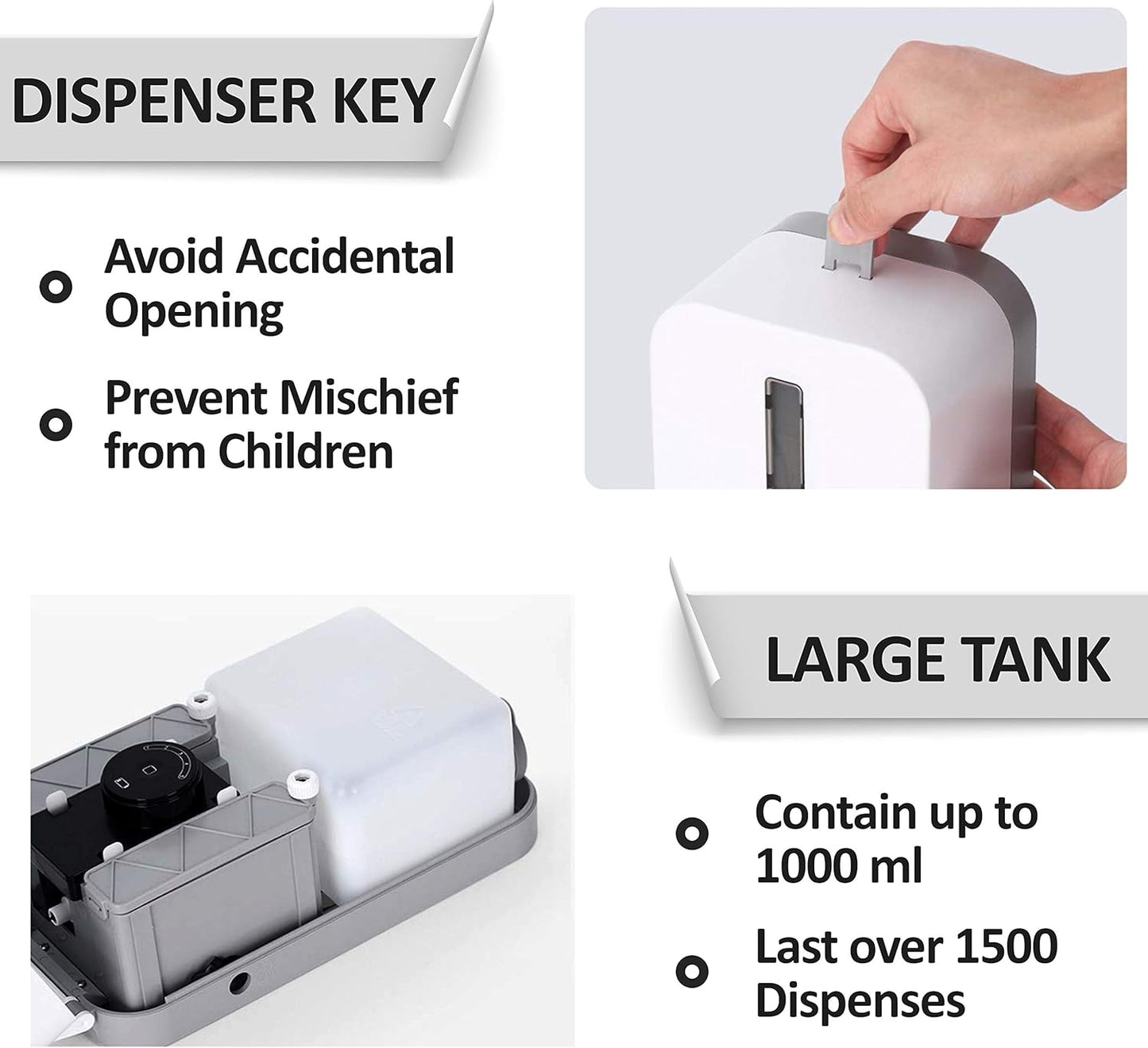 TRIENCY Desinfektionsspender Sensor Automatisch 1000ML