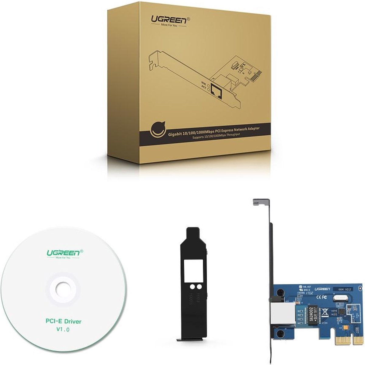 Adaptateur réseau PCI Express Ugreen Gigabit 30771