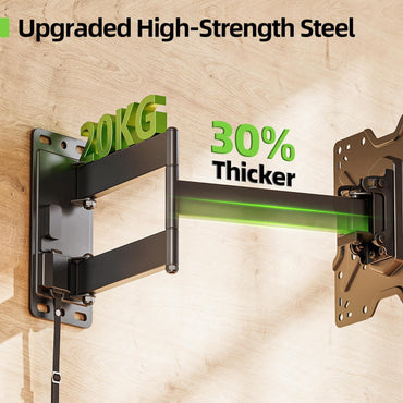 USX-MOUNT Wohnwagen TV Halterung Arretierbar, TV Wandhalterung für 17-43 Zoll TV