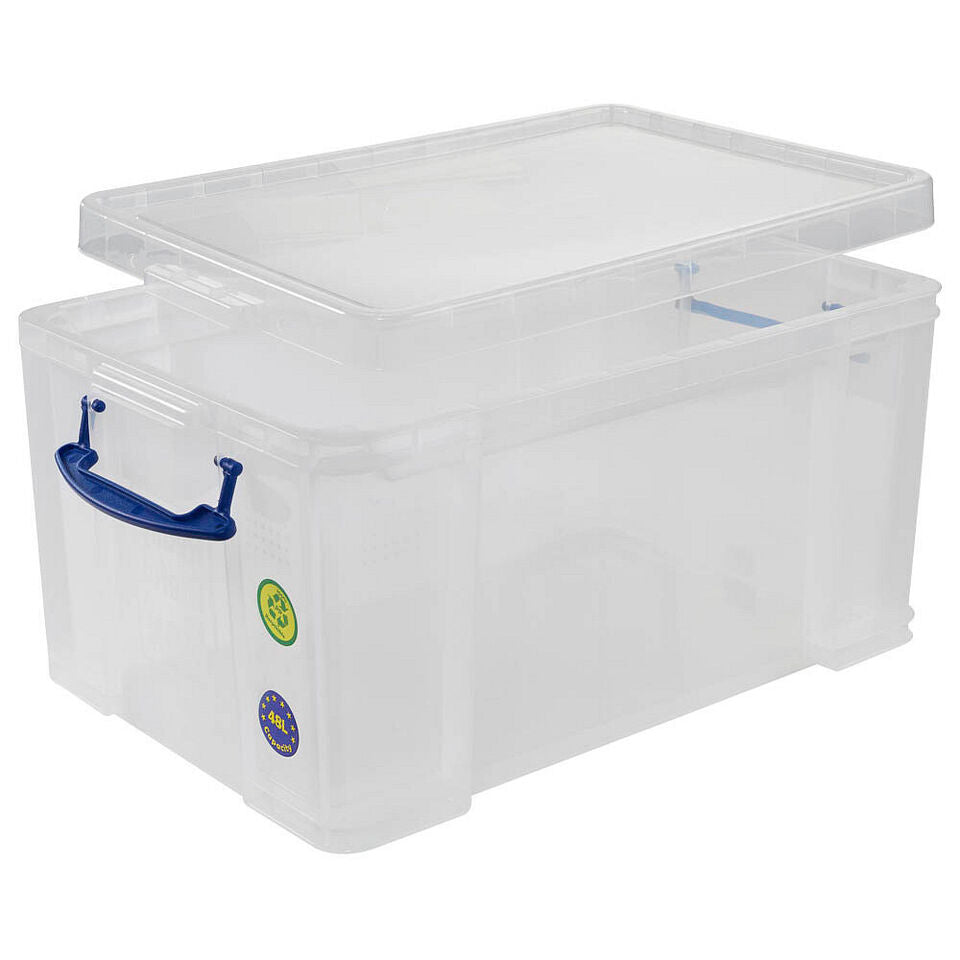 Really Useful Box Aufbewahrungsbox 48,0 l transparent 60,0 x 40,0 x 31,5 cm