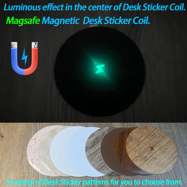 UUMAO Magnetic Unsichtbares kabelloses Ladegerät 8–30 mm,15 W für Magsafe iPhone