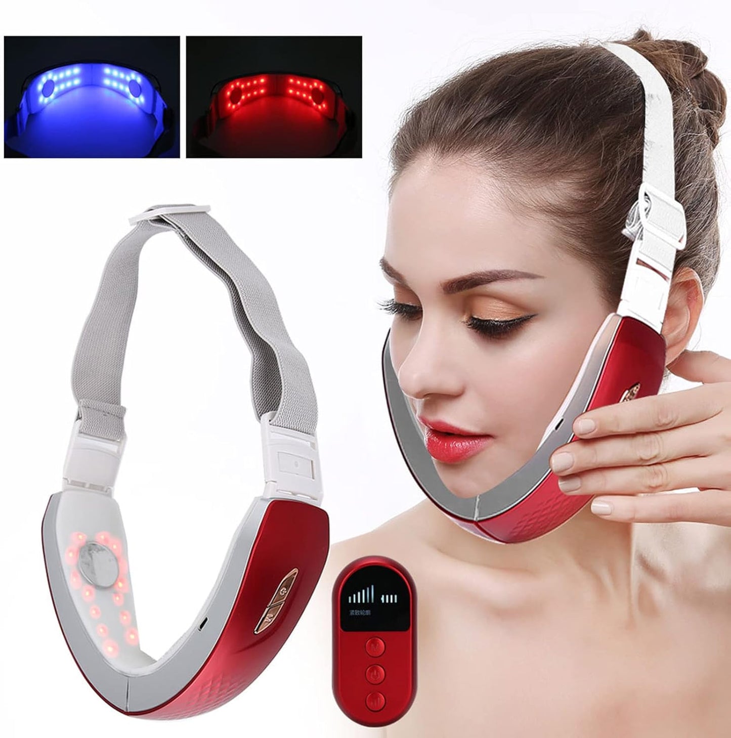 Masseur facial électrique V-Face Shaping avec connexion USB