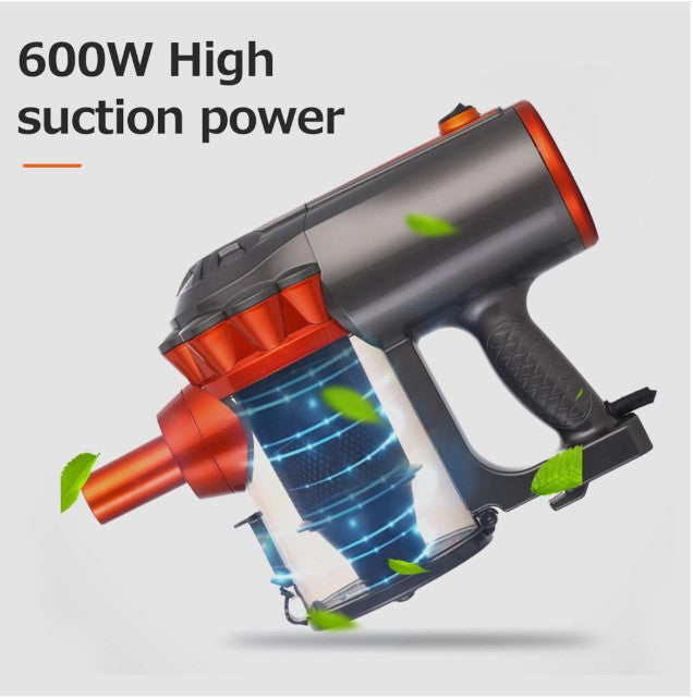 Vecoor Handstaubsauger Staubsauger 18KPA Starke Saugleistung, Nass- und Trocken-Dual-Use 600W Hochleistungs-Vakuummaschine GHA585, Schwarz