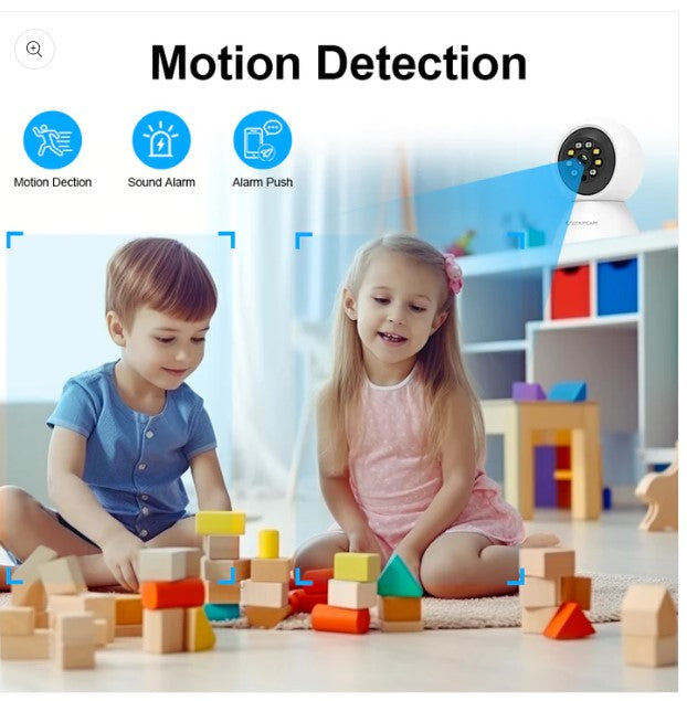 VSTARCAM CCTV-Kamera mit Farb-Nachtsicht, WLAN 2K Bewegungserkennung, Haustierkamera, Zweiwege-Audio, Babyphone