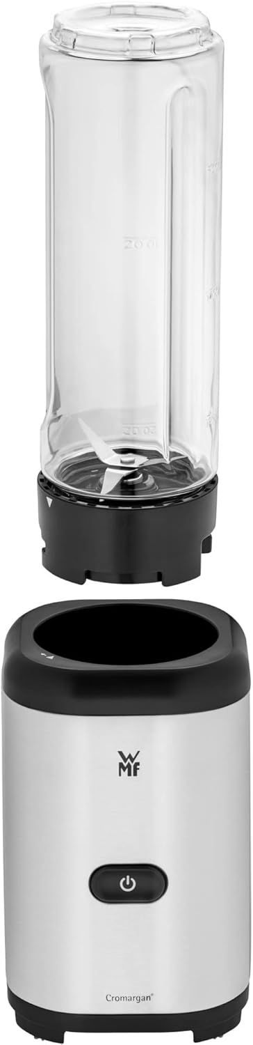 WMF Kult Mix & Go Mini Smoothie Maker, Standmixer, Blender elektrisch, Shake Mixer 300 Watt, Tritan-Kunststoff Flasche