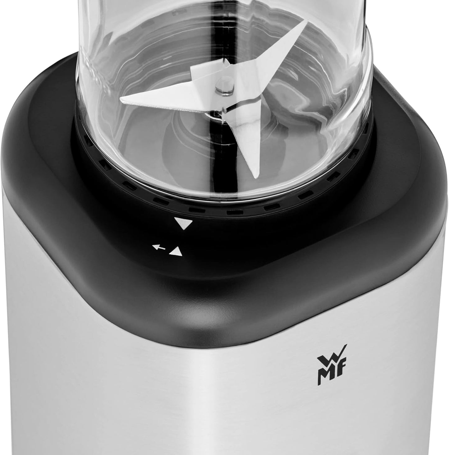 WMF Kult Mix & Go Mini Smoothie Maker, Standmixer, Blender elektrisch, Shake Mixer 300 Watt, Tritan-Kunststoff Flasche