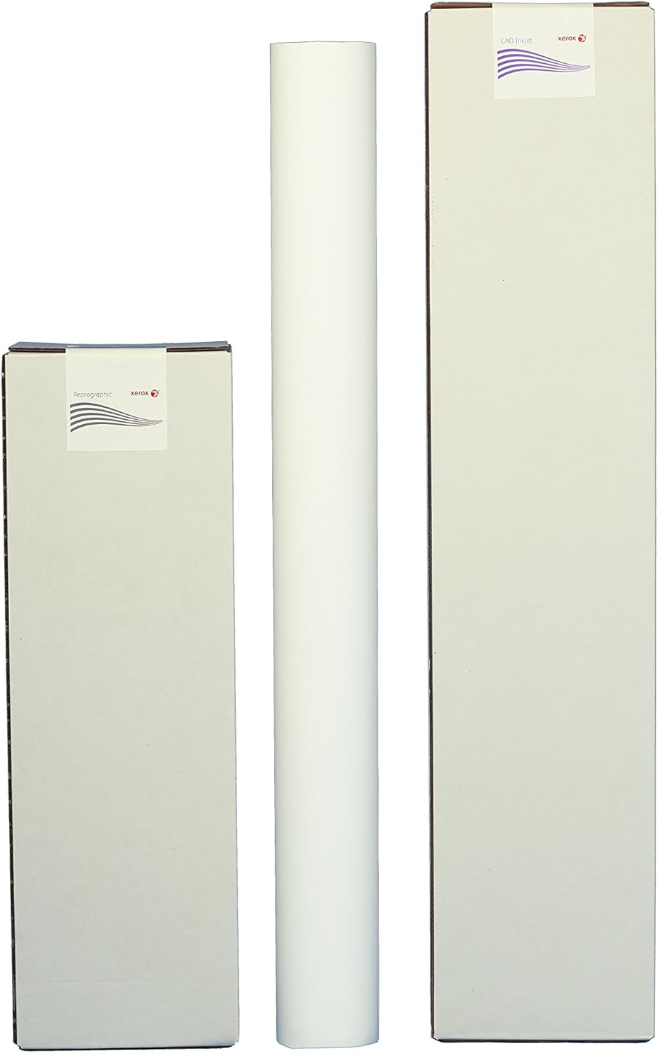 Xerox CAD-Plotterrolle 90 g/m² 914 mm x 50 m 6 Stück, naturweiß