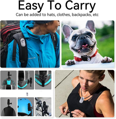 Xilecam Mini Action Cam1080P und 32 GB Speicherkarte Helmkamera Motorrad Bodycam