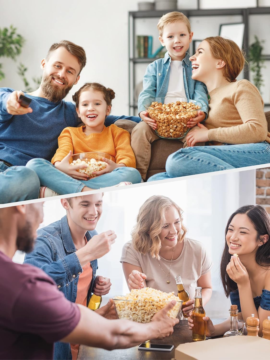 Yabano Popcornmaschine 5L Abnehmbare Heizfläche Schwarz