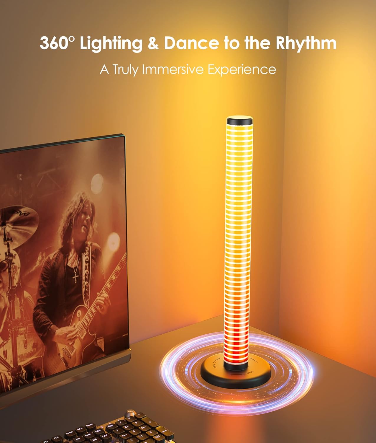 Ydene 360° Smart LED Lightbar, RGB fancy LEDs Gaming Beleuchtung