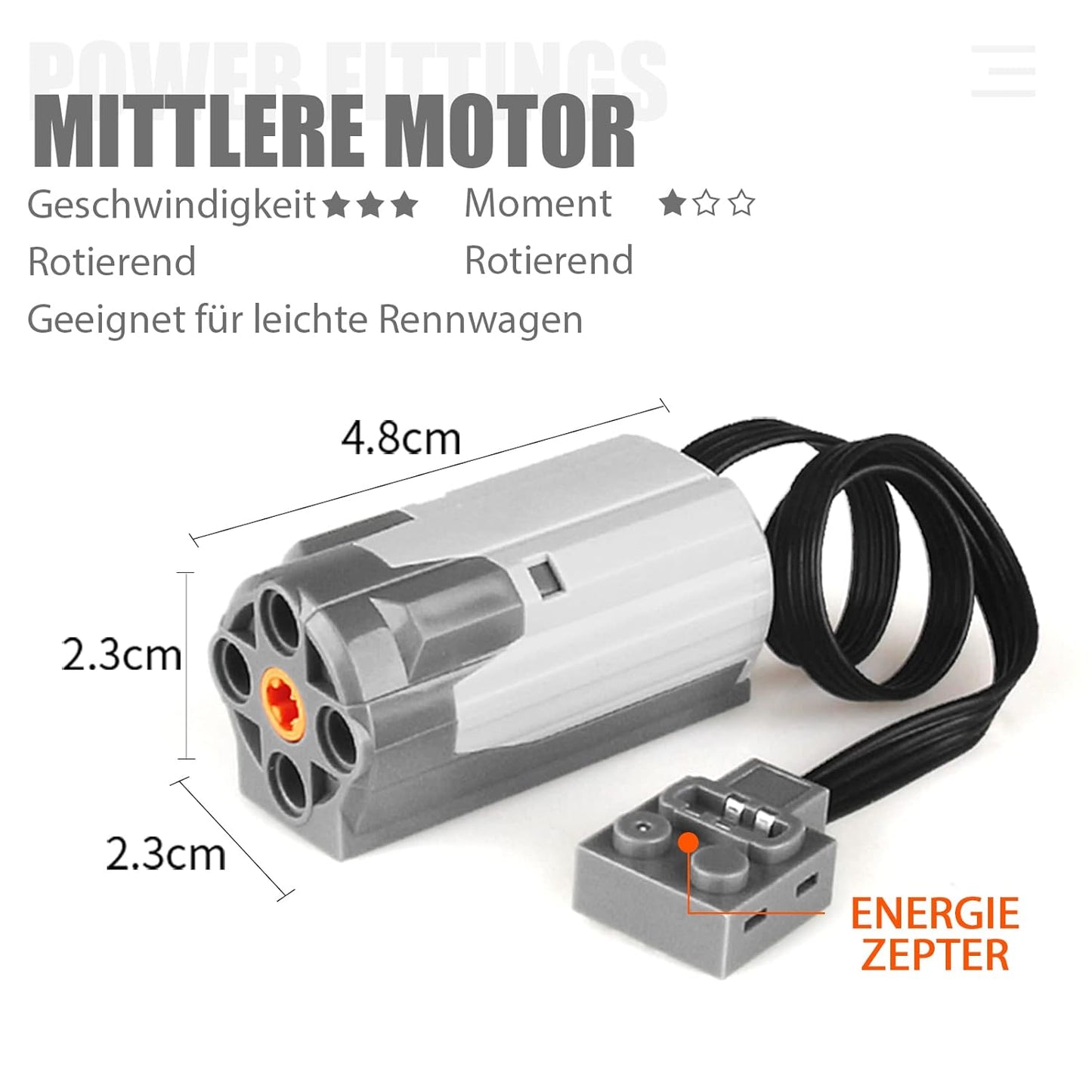 ZMBlock Bausteine Technik Motor SetsTechnic Power Functions(5 Stück)