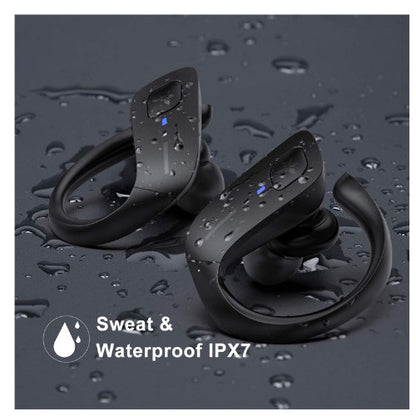 Axloie G2 Bluetooth Sport-Ohrhörer 35 Stunden Spielzeit Drahtlose Ear Kopfhörer