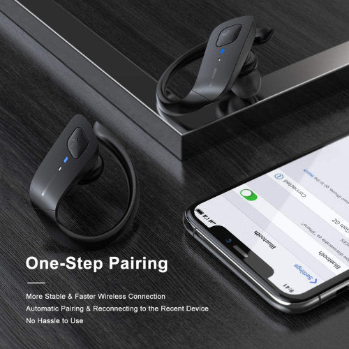 Axloie G2 Bluetooth Sport-Ohrhörer 35 Stunden Spielzeit Drahtlose Ear Kopfhörer