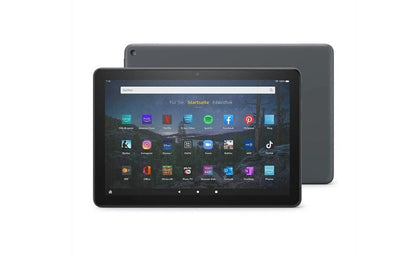 Amazon Fire HD 10 Plus Tablet (2021) Full HD Display, 32 GB, Octa-Core, 4 GB RAM, kabellose Ladefunktion, mit Spezialangeboten - Schiefergrau