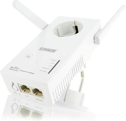 Schwaiger PLC 541W Powerline WLAN-Adapter 500 MBit/s