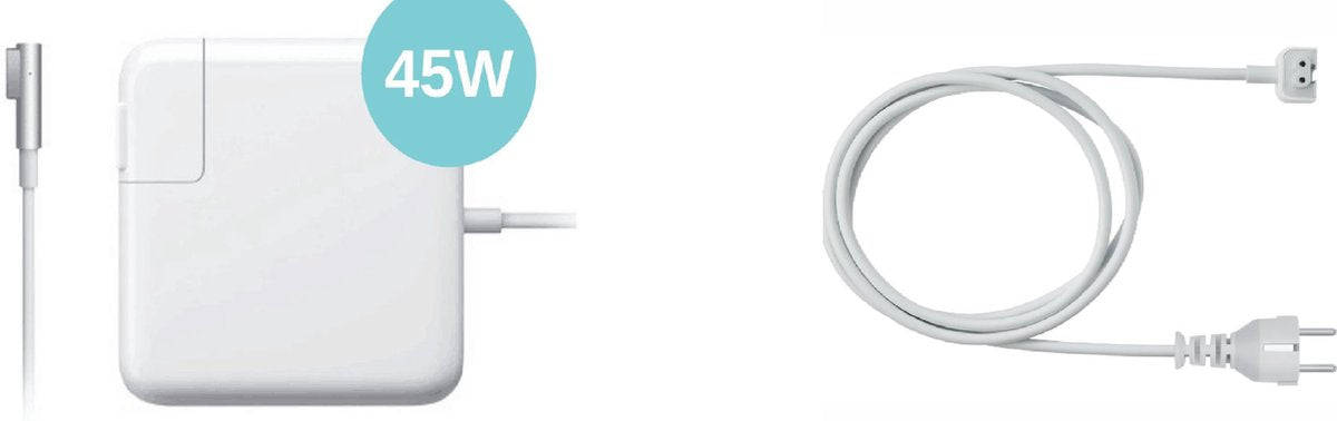 MacBook Air A1237 A1304 A1369 A1370 Ladegerät (Typ MagSafe 1 45w) | A1244, A1374 MacBook Air 11"/13" Adapter-Ladegerät 45 Watt inklusive kostenlosem Verlängerungskabel