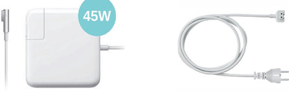 MacBook Air A1237 A1304 A1369 A1370 Ladegerät (Typ MagSafe 1 45w) | A1244, A1374 MacBook Air 11"/13" Adapter-Ladegerät 45 Watt inklusive kostenlosem Verlängerungskabel