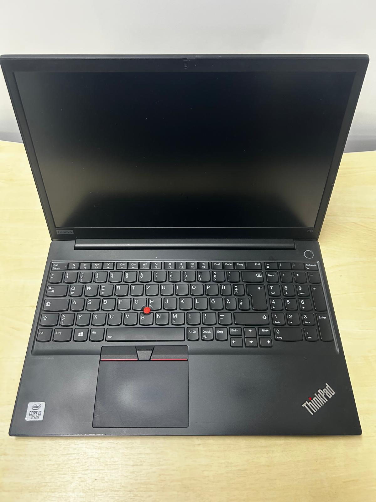 LENOVO E15 Intel i5 10210U 10. Gen 16 GB RAM 256 GB M.2 SSD 15.6'' Notebook