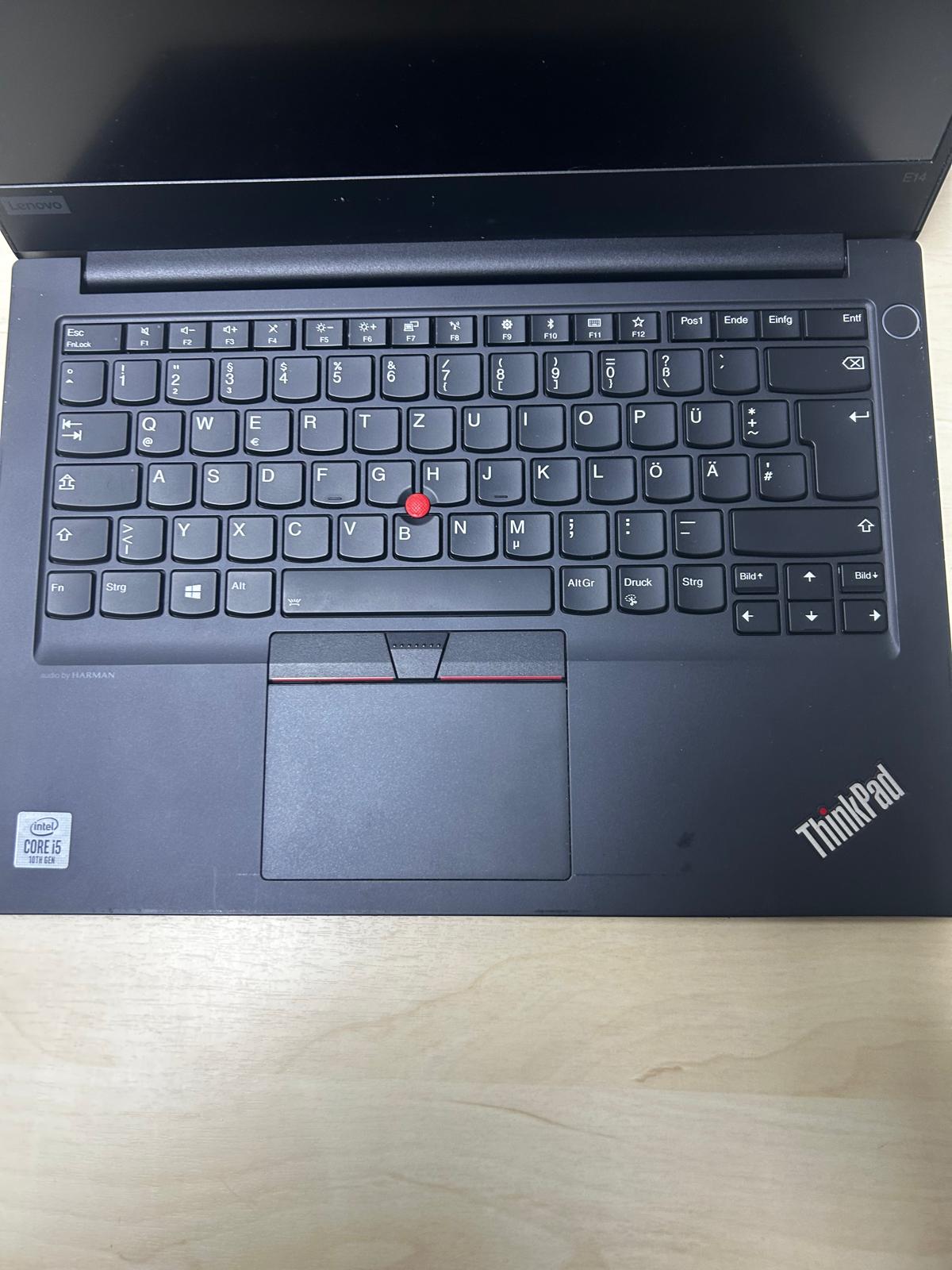 LENOVO E14 Intel i5 10210U 10. Gen 8 GB RAM 256 GB M.2 SSD 14'' Notebook