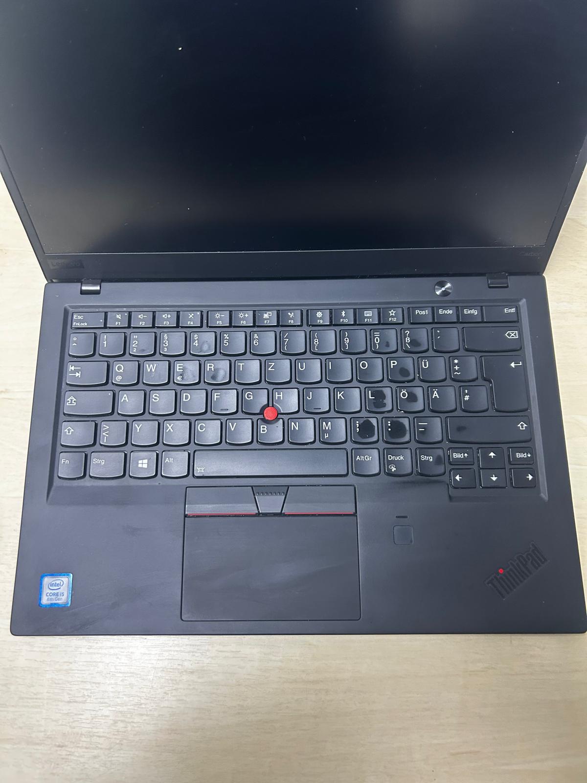 LENOVO X1 Carbon / TP0086B Intel i5 8250U 8 GB RAM 256 GB M.2 SSD 14'' Notebook