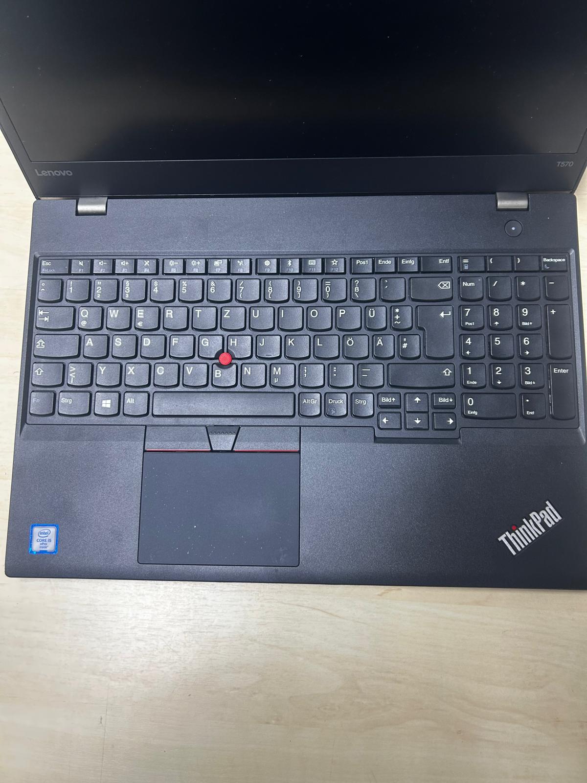 LENOVO Thinkpad T570 Intel i5 6300U 6.Gen. 8 GB RAM 256 GB SSD 15.6'' Notebook