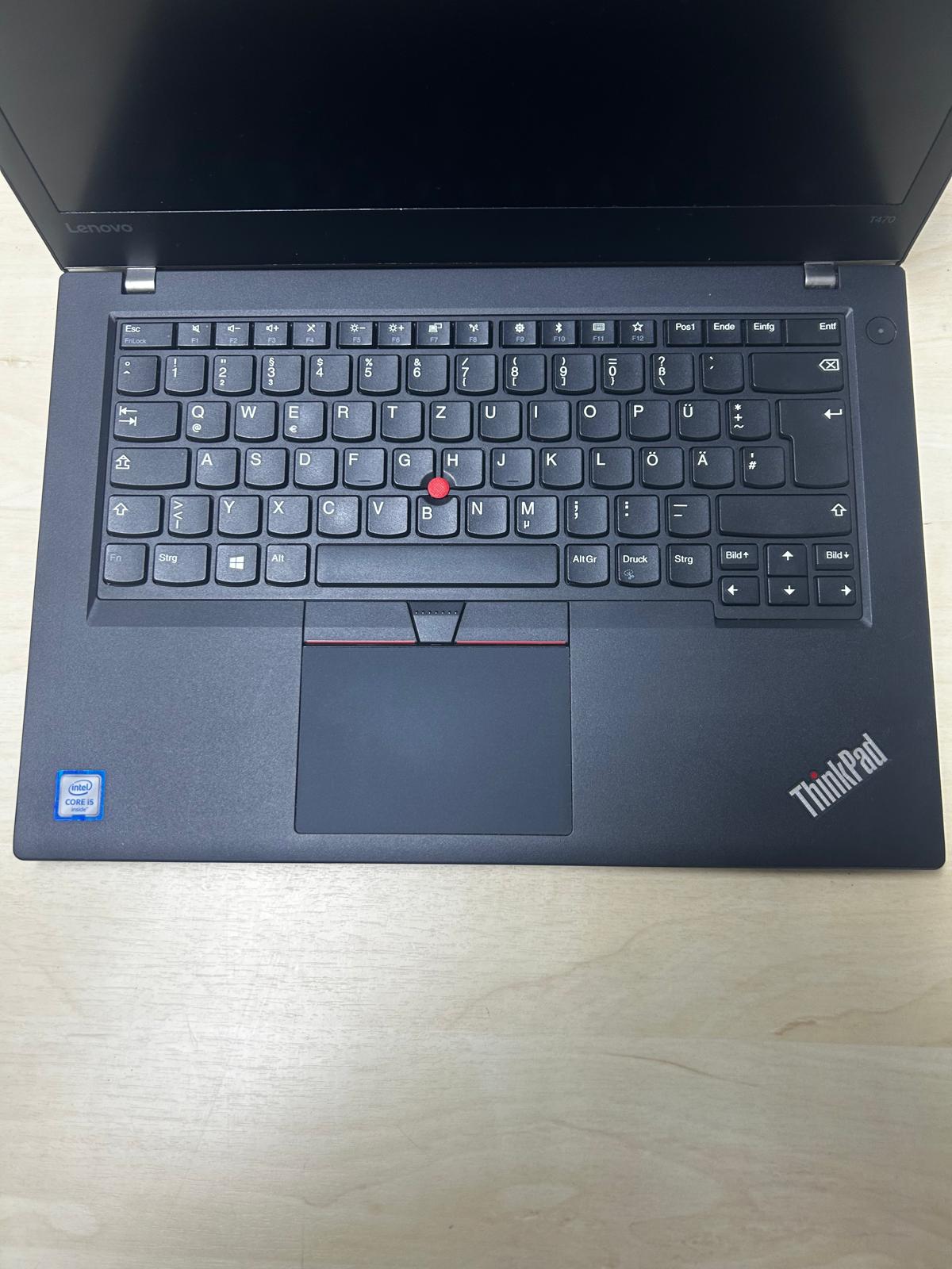 LENOVO Thinkpad T470 Intel i5 6200U 6.Gen 16 GB RAM 256 GB SSD 14'' Notebook