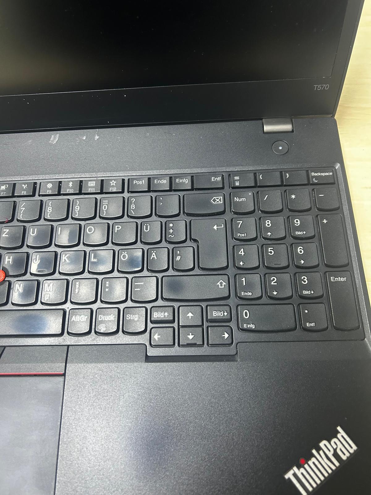 LENOVO Thinkpad T570 Intel i5 6300U 16 GB RAM 240 GB SSD 15.6'' Notebook