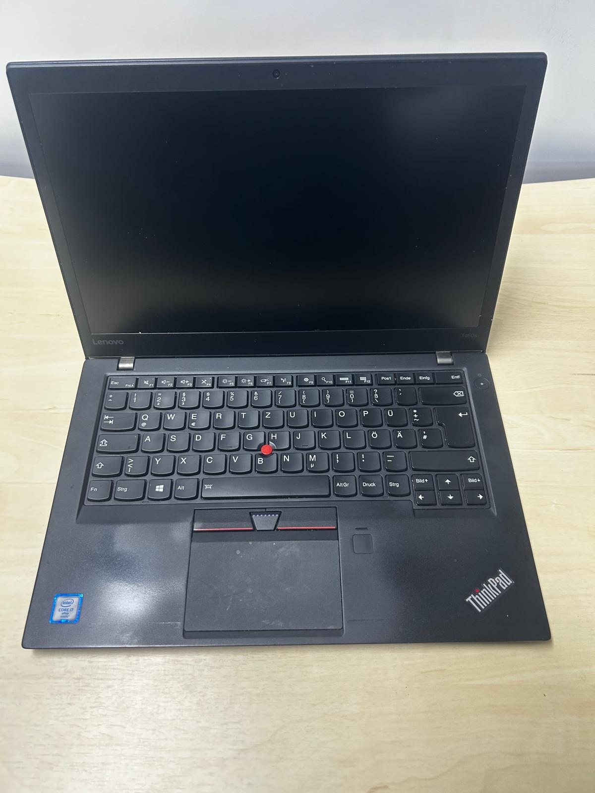 LENOVO T460S Intel i7 6600U 12 GB RAM 256 GB M.2 SSD 14'' Notebook