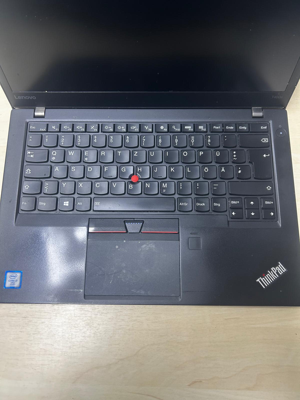 LENOVO T460S Intel i7 6600U 12 GB RAM 256 GB M.2 SSD 14'' Notebook