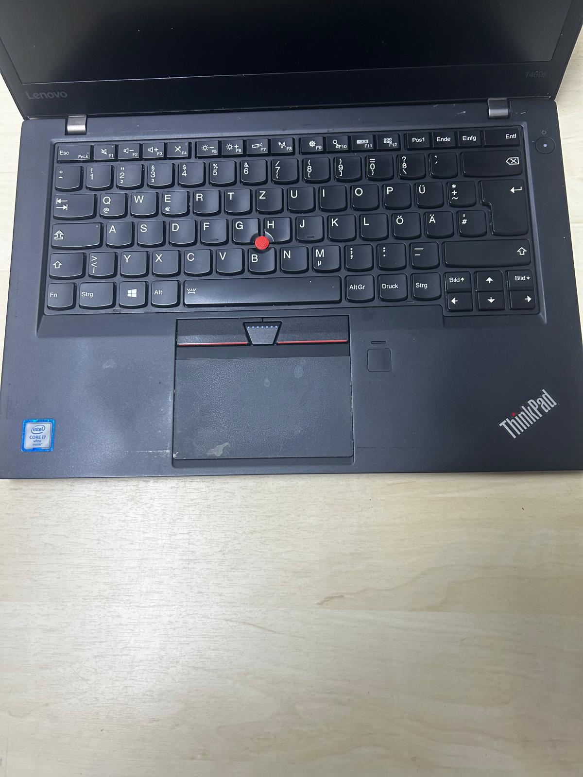 LENOVO T460S Intel i7 6600U 12 GB RAM 256 GB M.2 SSD 14'' Notebook