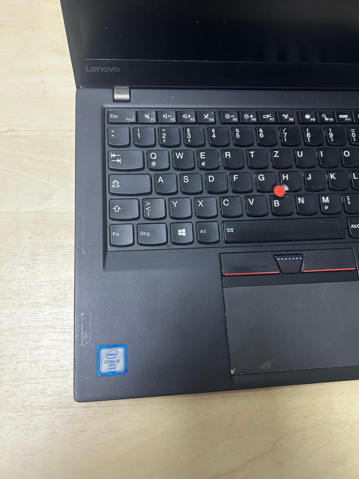 LENOVO T460S Intel i7 6600U 12 GB RAM 256 GB M.2 SSD 14'' Notebook