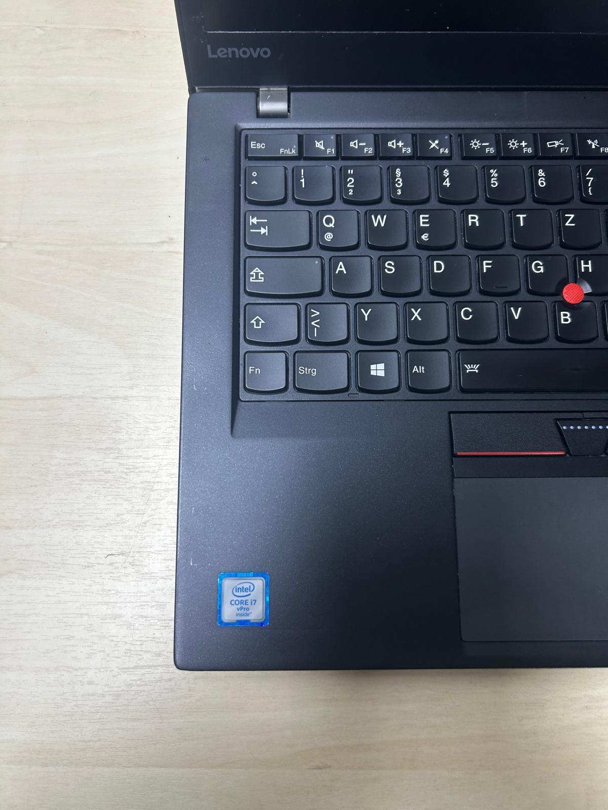 LENOVO T460S Intel i7 6600U 12 GB RAM 256 GB M.2 SSD 14'' Notebook