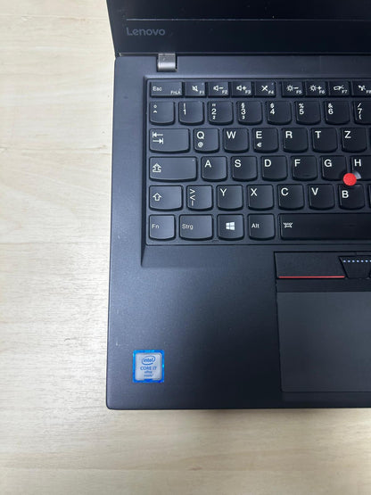 LENOVO T460S Intel i7 6600U 12 GB RAM 256 GB M.2 SSD 14'' Notebook