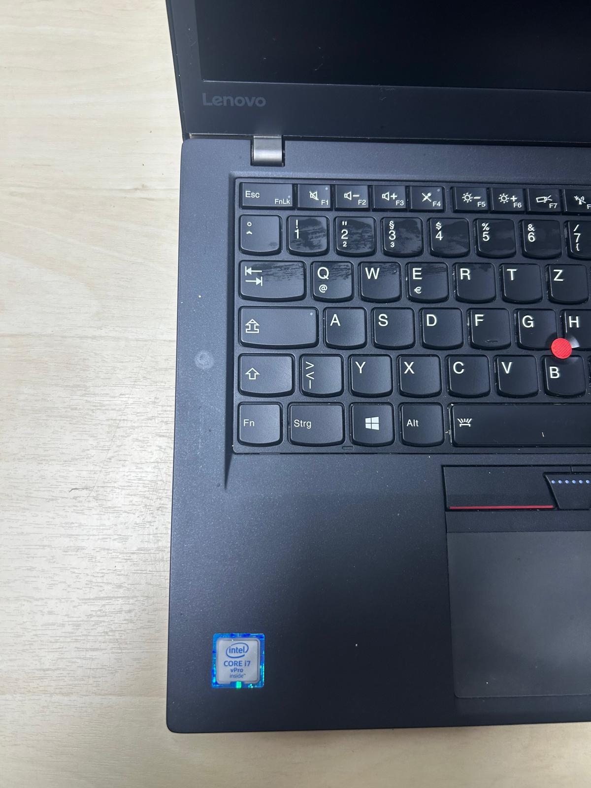 LENOVO T460S Intel i7 6600U 12 GB RAM 256 GB M.2 SSD 14'' Notebook