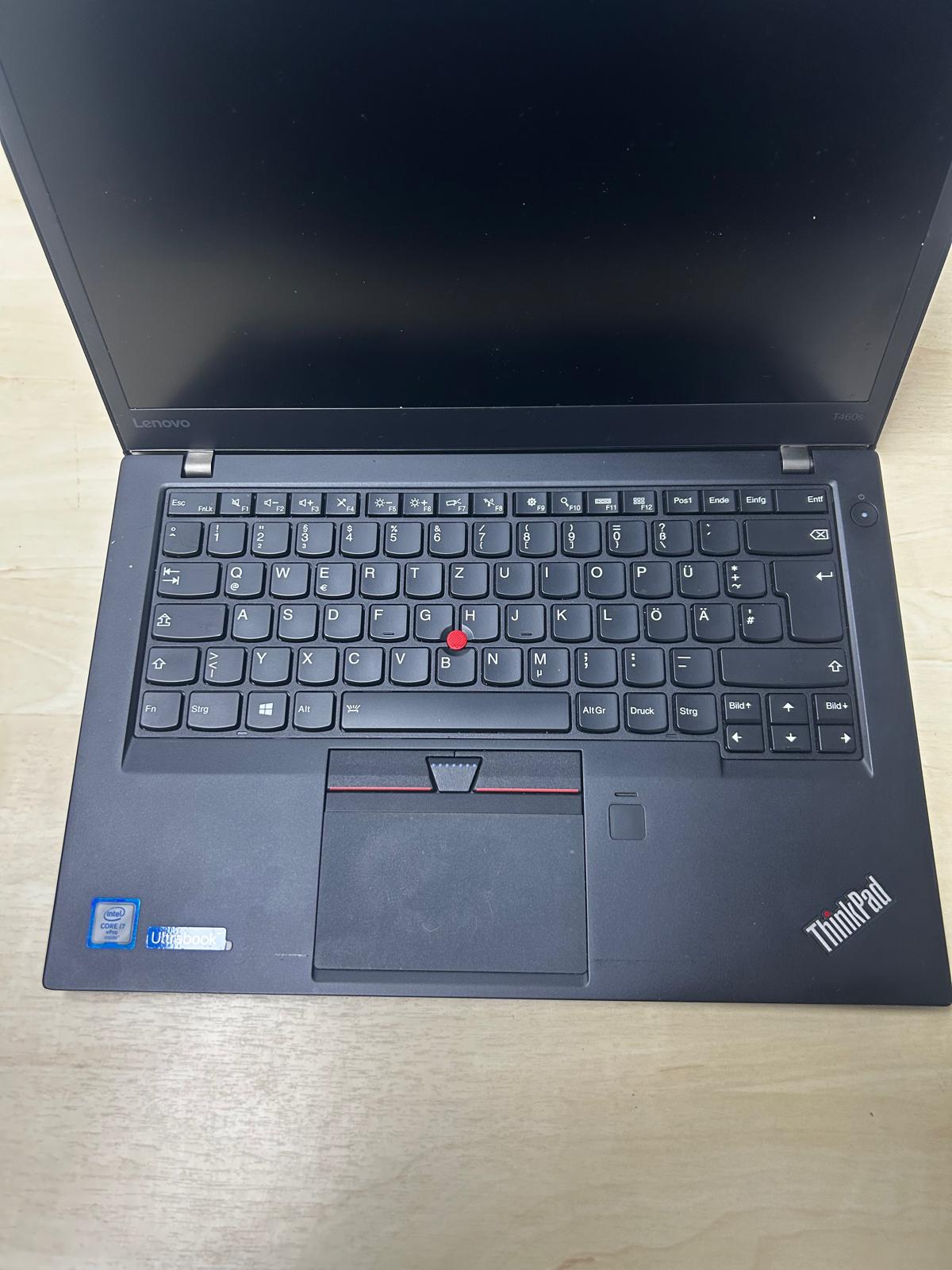 LENOVO T460S Intel i7 6600U 12 GB RAM 256 GB M.2 SSD 14'' Notebook