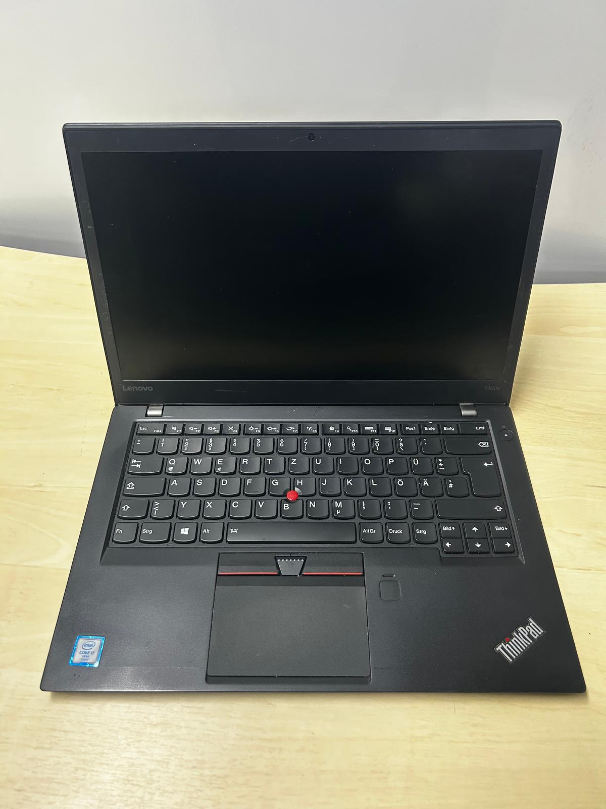 LENOVO T460S Intel i7 6600U 20 GB RAM 256 GB M.2 SSD 14'' Notebook