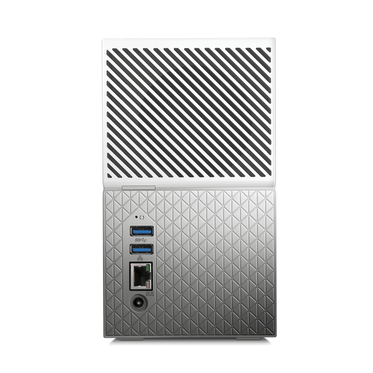 WD (Western Digital) My Cloud Home Duo 4TB Externe HDD-Festplatte (USB-Anschluss für den schnellen Import von Fotos, Videos und Dokumenten aus USB-Flashspeichern und externen Festplatten)