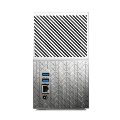 WD (Western Digital) My Cloud Home Duo 4TB Externe HDD-Festplatte (USB-Anschluss für den schnellen Import von Fotos, Videos und Dokumenten aus USB-Flashspeichern und externen Festplatten)