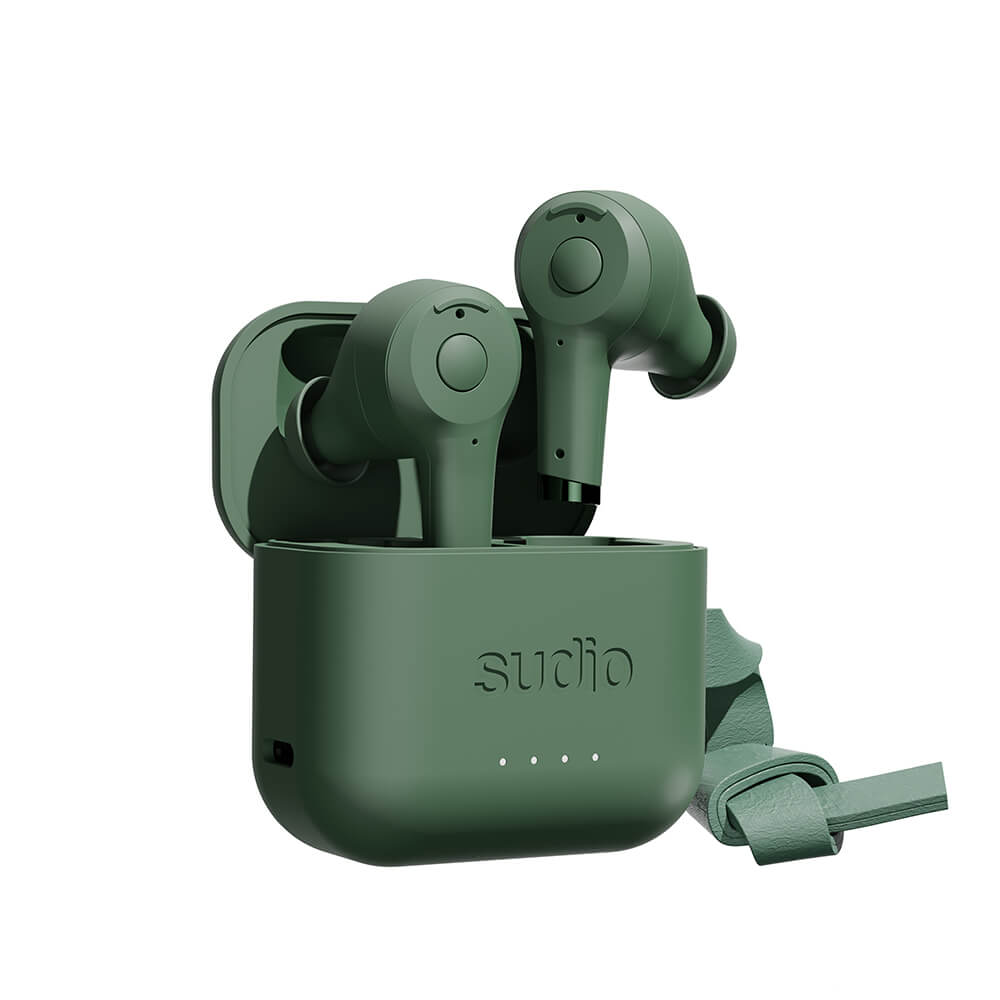 SUDIO HEADPHONE ETT ANC Echtes drahtloses grünes In-Ear-Mikrofon