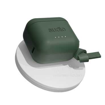 SUDIO HEADPHONE ETT ANC Echtes drahtloses grünes In-Ear-Mikrofon