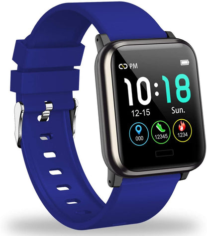 L8star Fitness Tracker, Continuous Heart Rate Monitor IP67 Waterproof Smart Activity Tracker with 6 Sports Mode,Sleep Monitor,Pedometer Smart Wrist Band for Women Men