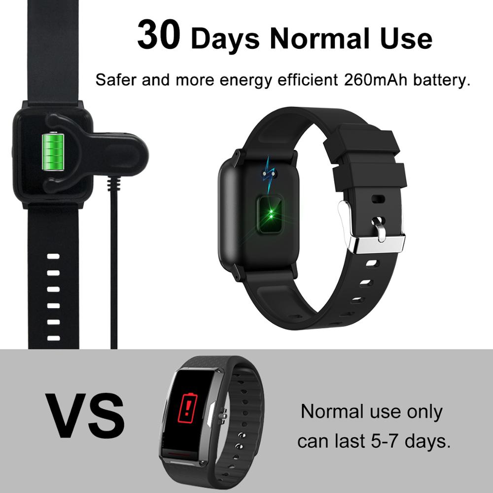 L8star Fitness Tracker, Continuous Heart Rate Monitor IP67 Waterproof Smart Activity Tracker with 6 Sports Mode,Sleep Monitor,Pedometer Smart Wrist Band for Women Men